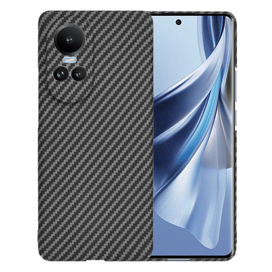 Θήκη για Oppo Reno10 / Reno10 Pro, Techsuit, Carbonite FiberShell, Μαύρη