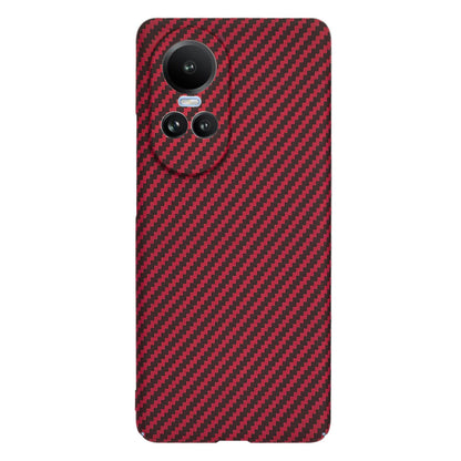 Θήκη για Oppo Reno10 / Reno10 Pro, Techsuit, Carbonite FiberShell, Κόκκινο