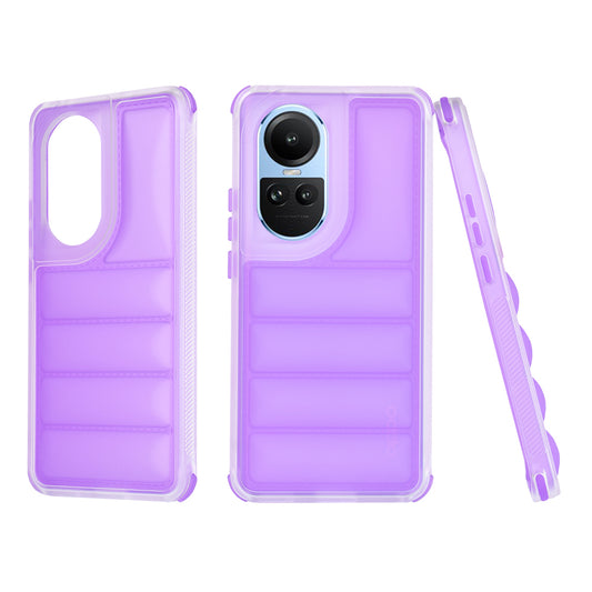 Θήκη για Oppo Reno10 / Reno10 Pro, Techsuit, Wave Shield, Μωβ