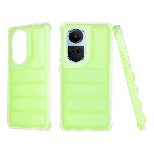 Θήκη για Oppo Reno10 / Reno10 Pro, Techsuit, Wave Shield, Πράσινο