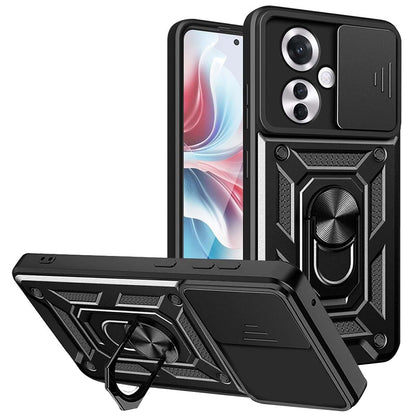Case for Oppo Reno11 F, Techsuit, CamShield, Black
