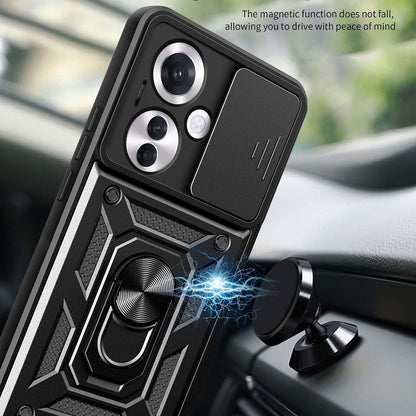 Case for Oppo Reno11 F, Techsuit, CamShield, Black