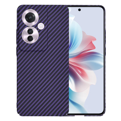 Θήκη για Oppo Reno11 F, Techsuit, Carbonite FiberShell, Μωβ
