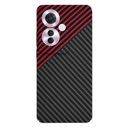 Θήκη για Oppo Reno11 F, Techsuit, Carbonite FiberShell, Μαύρο Κόκκινο