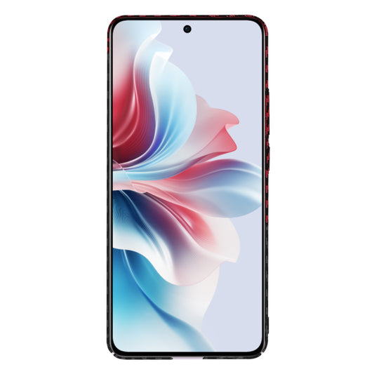 Θήκη για Oppo Reno11 F, Techsuit, Carbonite FiberShell, Μαύρο Κόκκινο