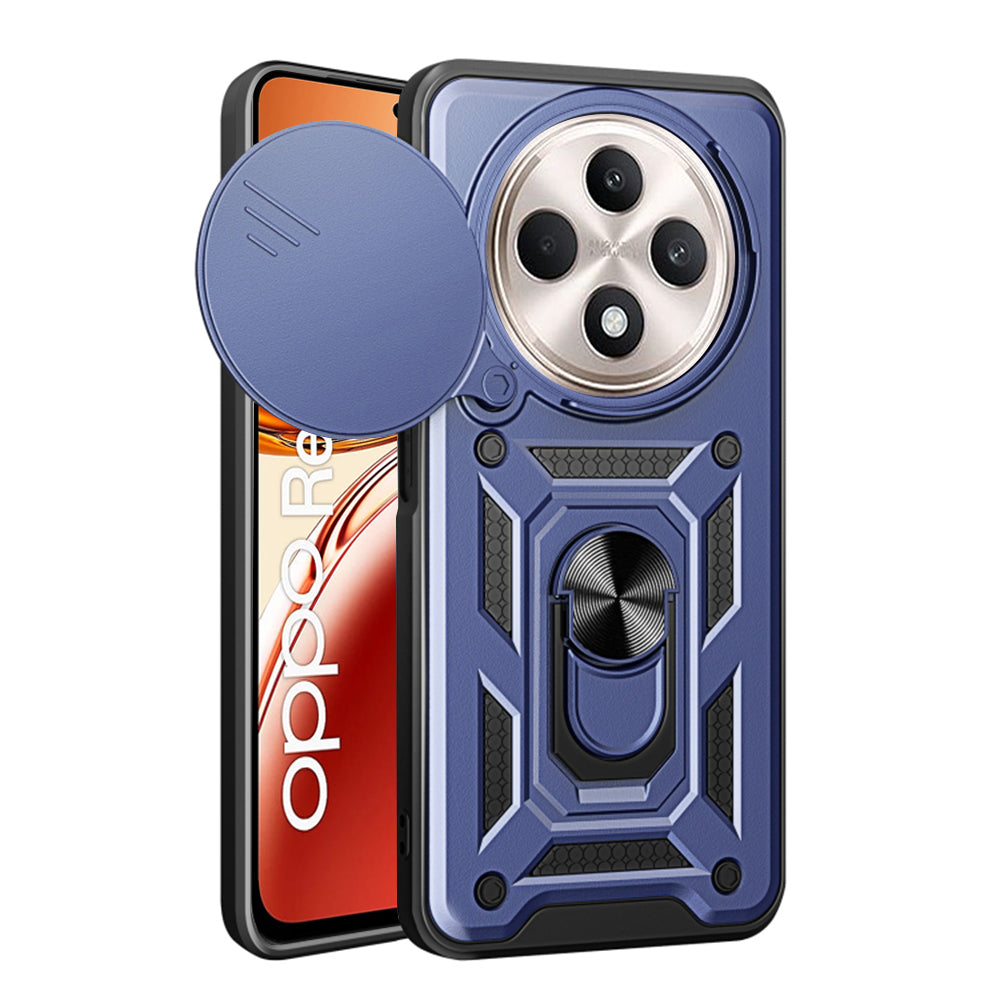 Θήκη για Oppo Reno12 FS 5G / Reno12 FS 4G / Reno12 F 4G / Reno12 F, Techsuit, CamShield, Μπλε