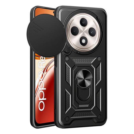 Θήκη για Oppo Reno12 FS 5G / Reno12 FS 4G / Reno12 F 4G / Reno12 F, Techsuit, CamShield, Μαύρο