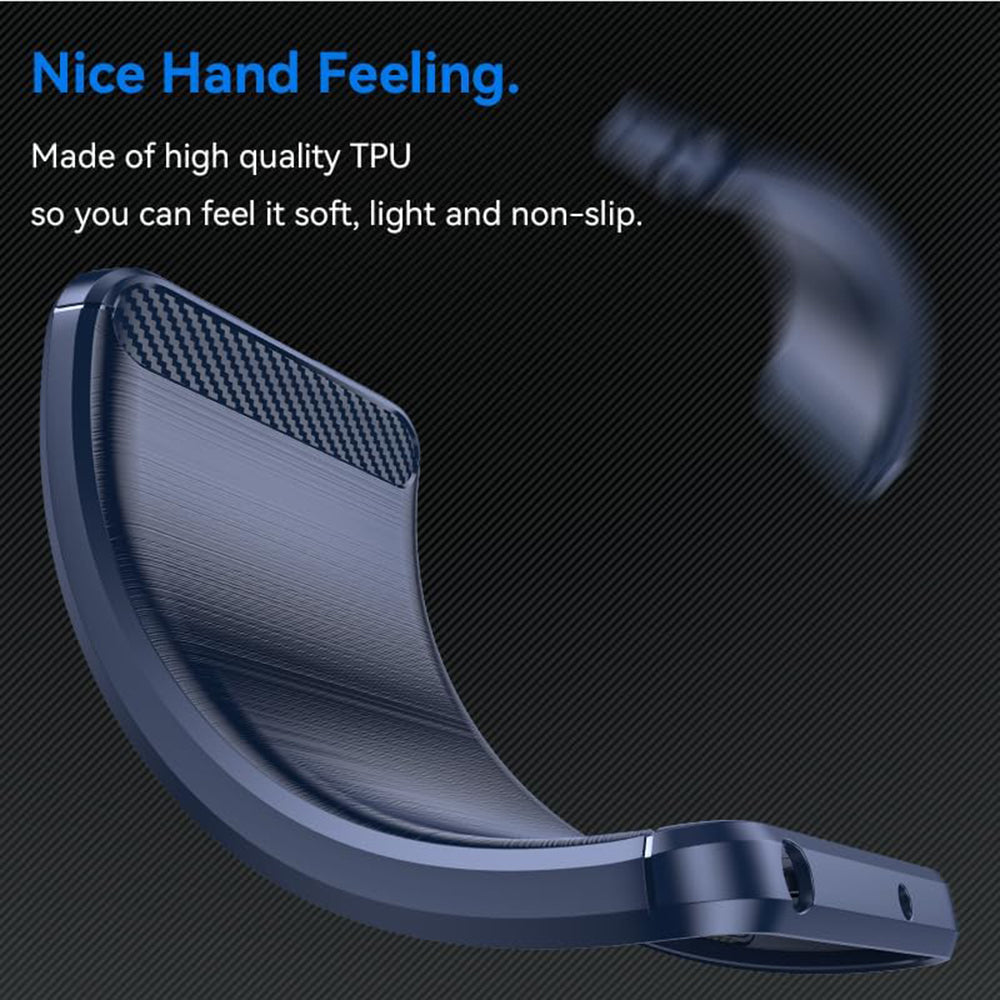 Θήκη για Oppo Reno12 FS 5G / Reno12 FS 4G / Reno12 F 4G / Reno12 F, Techsuit, Carbon, Μπλε