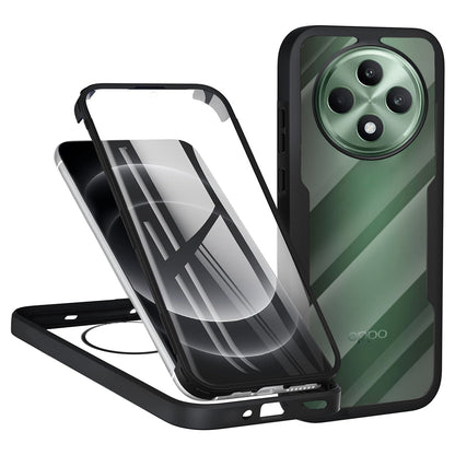 Θήκη για Oppo Reno12 FS 5G / Reno12 FS 4G / Reno12 F 4G / Reno12 F, Techsuit, ColorVerse 360, Μαύρο