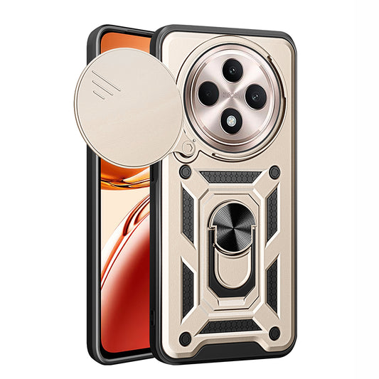 Θήκη για Oppo Reno12 FS 5G / Reno12 FS 4G / Reno12 F 4G / Reno12 F, Techsuit, CamShield, Χρυσή