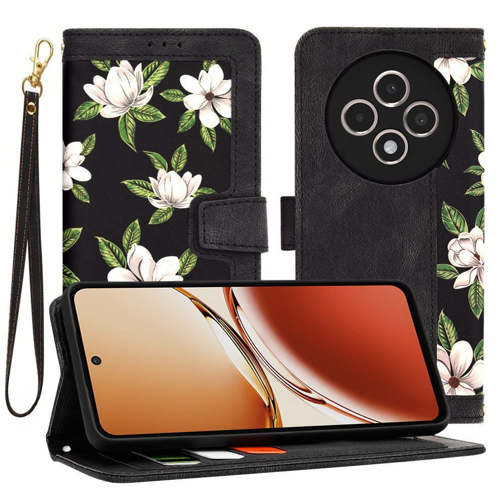 Θήκη για Oppo Reno12 FS 5G / Reno12 FS 4G / Reno12 F 4G / Reno12 F, Techsuit, FlipCraft, Μαύρη