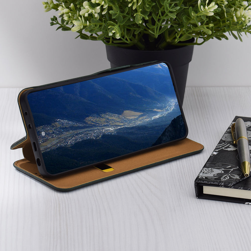 Θήκη για Oppo Reno12 FS 5G / Reno12 FS 4G / Reno12 F 4G / Reno12 F, Techsuit, Safe Wallet Plus, Πράσινη