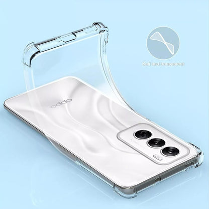 Case for Oppo Reno12 Pro, Techsuit, Shockproof Clear, Transparent
