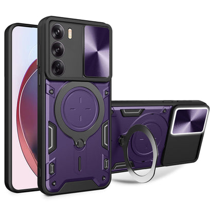 Θήκη για Oppo Reno12, Techsuit, CamGuard Pro, Μωβ