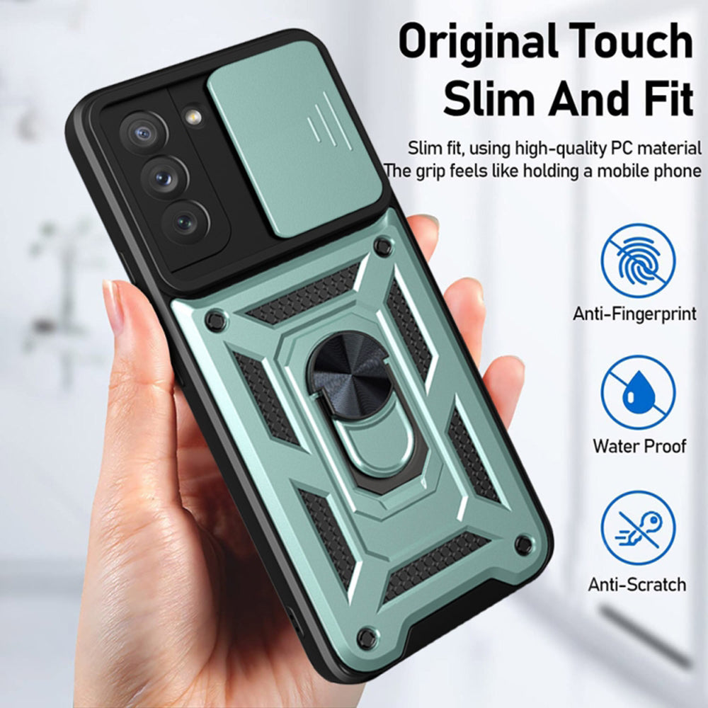 Case for Oppo Reno12, Techsuit, CamShield, Black