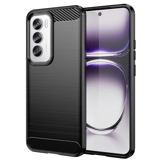 Θήκη για Oppo Reno12, Techsuit, Carbon, Μαύρο