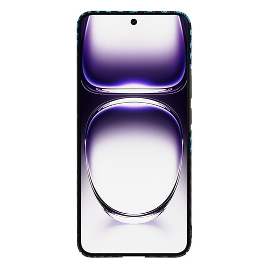 Θήκη για Oppo Reno12, Techsuit, Carbonite FiberShell, Μαύρο Μπλε