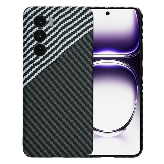 Θήκη για Oppo Reno12, Techsuit, Carbonite FiberShell, Μαύρο Γκρι