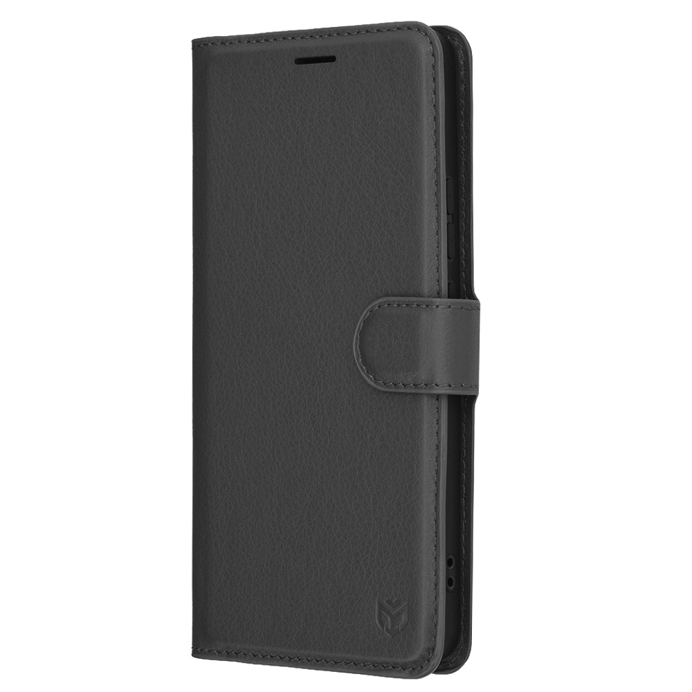 Θήκη για Oppo Reno13 FS 5G / Reno13 F 4G / Reno13 F, Techsuit, Δερμάτινο Φολιο, Μαύρο