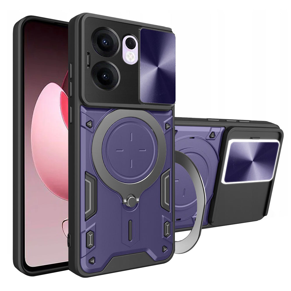Θήκη για Oppo Reno13 FS 5G / Reno13 F 4G / Reno13 F, Techsuit, CamGuard Pro, Μωβ