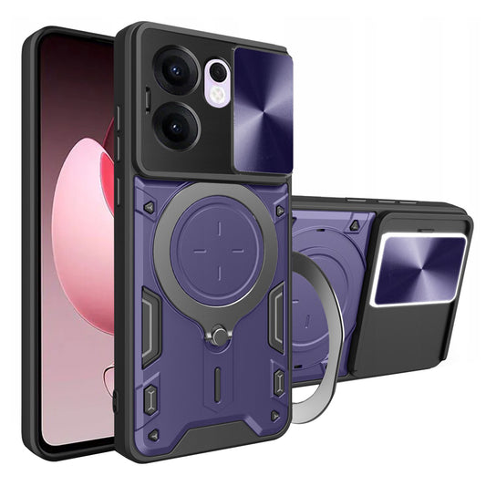Θήκη για Oppo Reno13 FS 5G / Reno13 F 4G / Reno13 F, Techsuit, CamGuard Pro, Μωβ