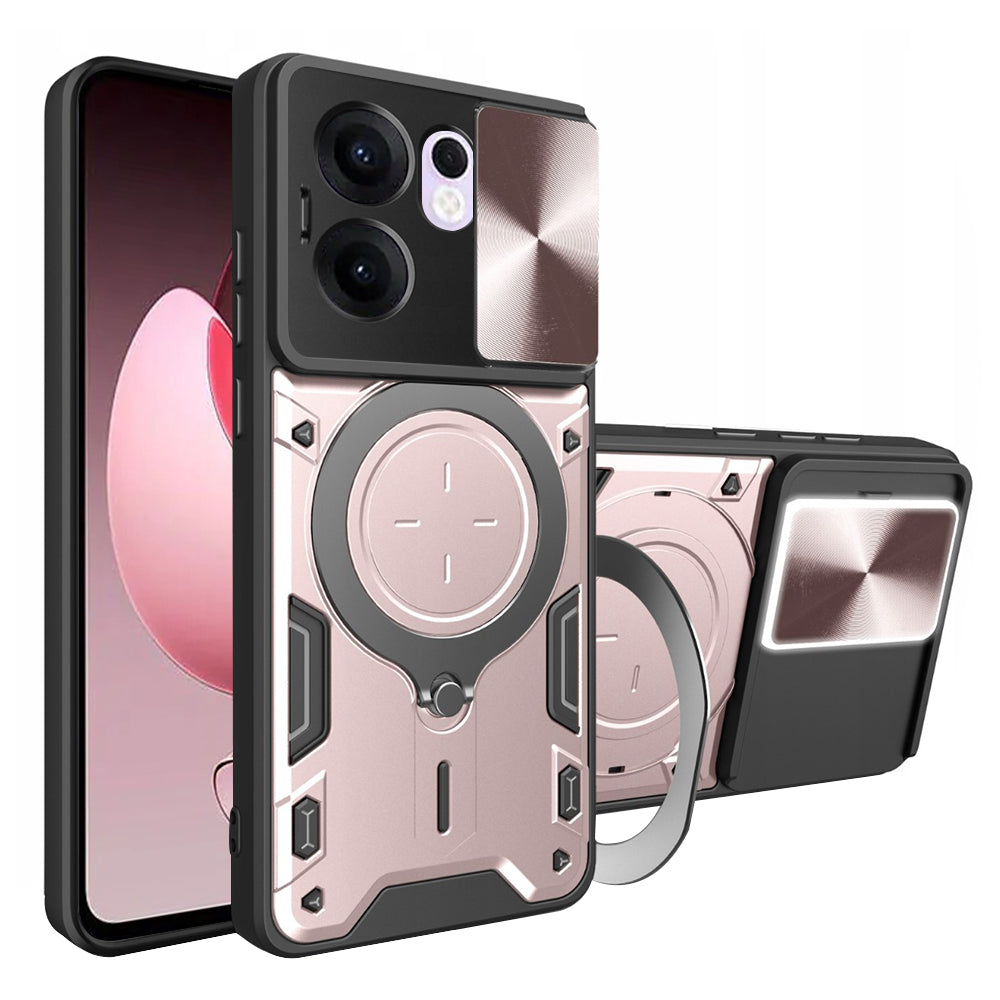 Θήκη για Oppo Reno13 FS 5G / Reno13 F 4G / Reno13 F, Techsuit, CamGuard Pro, Ροζ Χρυσό