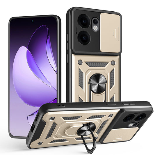 Θήκη για Oppo Reno13 FS 5G / Reno13 F 4G / Reno13 F, Techsuit, CamShield, Χρυσή