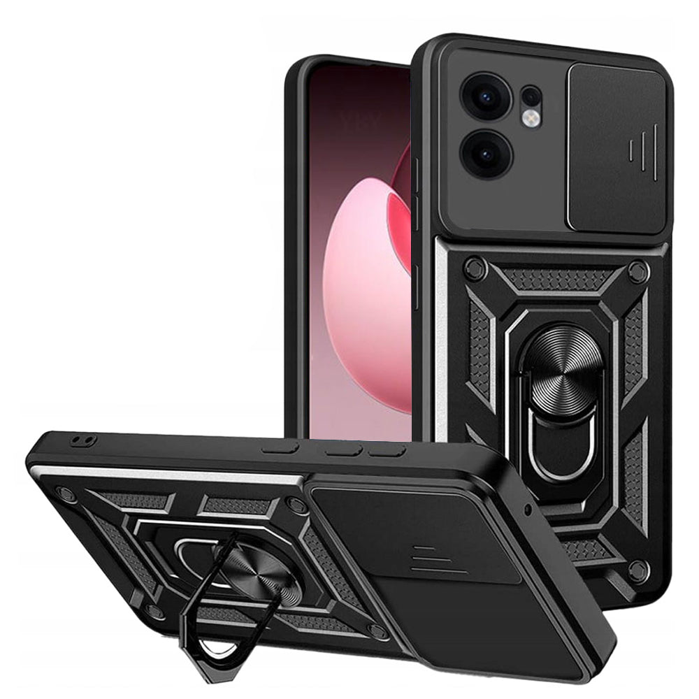 Θήκη για Oppo Reno13 FS 5G / Reno13 F 4G / Reno13 F, Techsuit, CamShield, Μαύρο