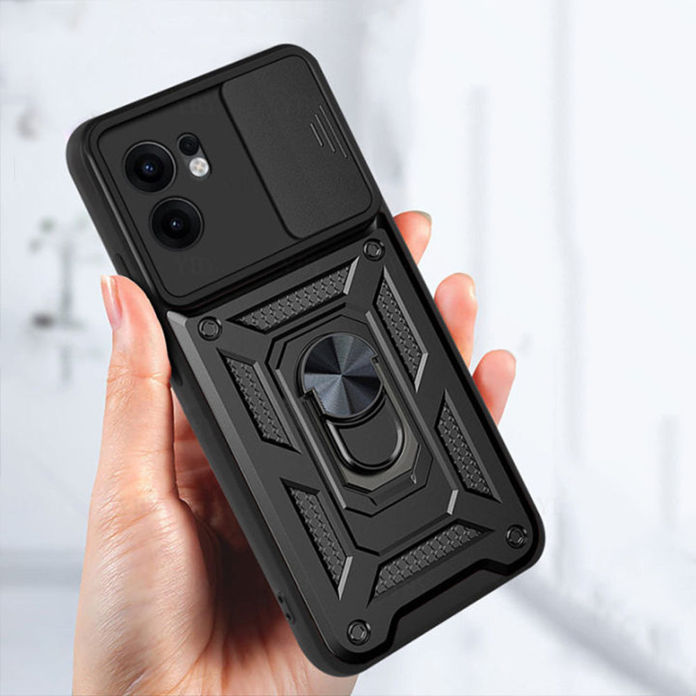Θήκη για Oppo Reno13 FS 5G / Reno13 F 4G / Reno13 F, Techsuit, CamShield, Μαύρο