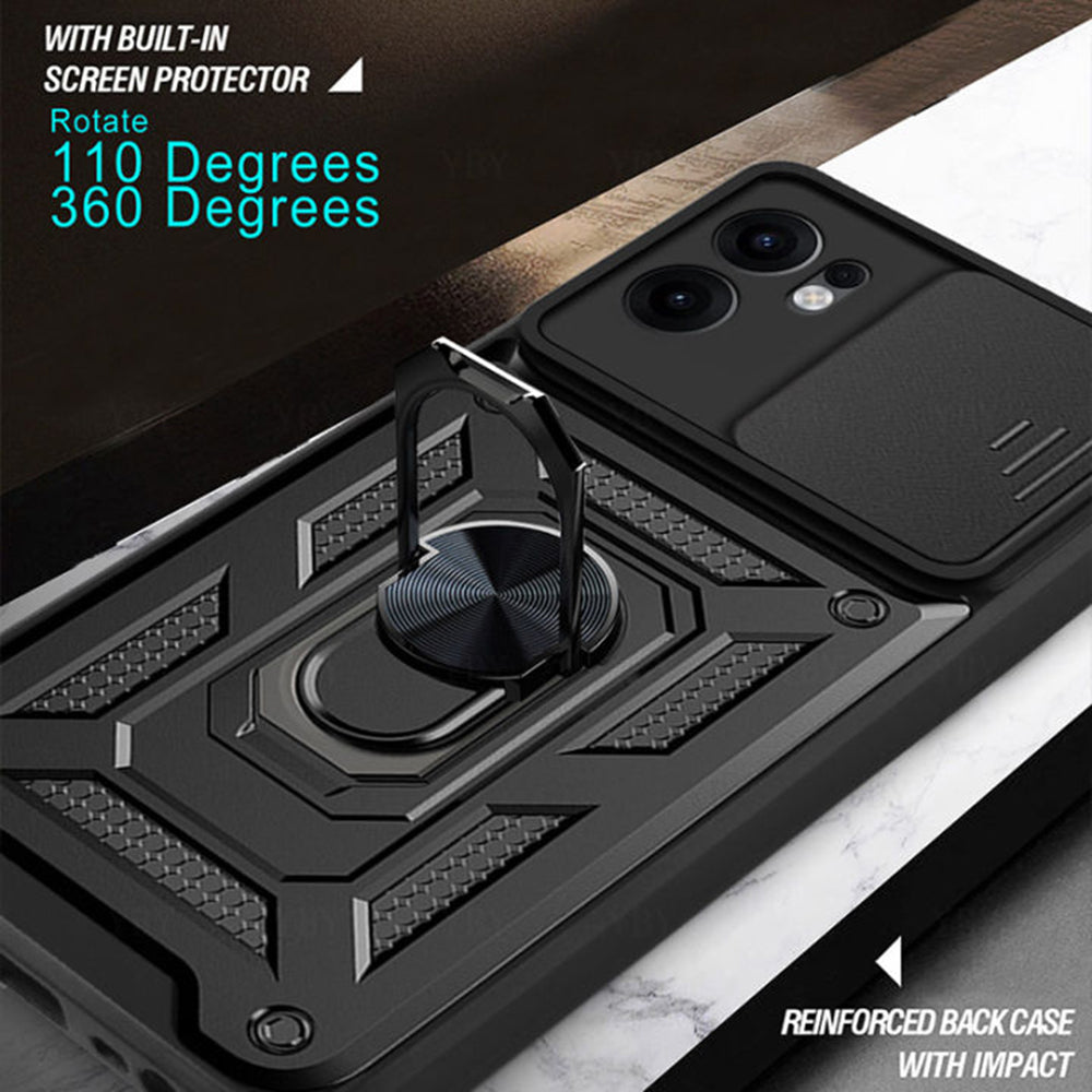 Θήκη για Oppo Reno13 FS 5G / Reno13 F 4G / Reno13 F, Techsuit, CamShield, Ροζ