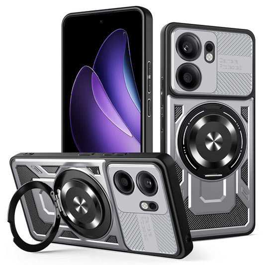 Θήκη για Oppo Reno13 FS 5G / Reno13 F 4G / Reno13 F, Techsuit, RuggedCam, Γκρι
