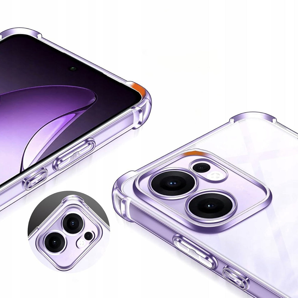 Θήκη για Oppo Reno13 FS 5G / Reno13 F 4G / Reno13 F, Techsuit, Ανθεκτική σε Κρούσεις Διαφανής, Διάφανη