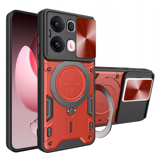 Θήκη για Oppo Reno13 Pro, Techsuit, CamGuard Pro, Κόκκινο