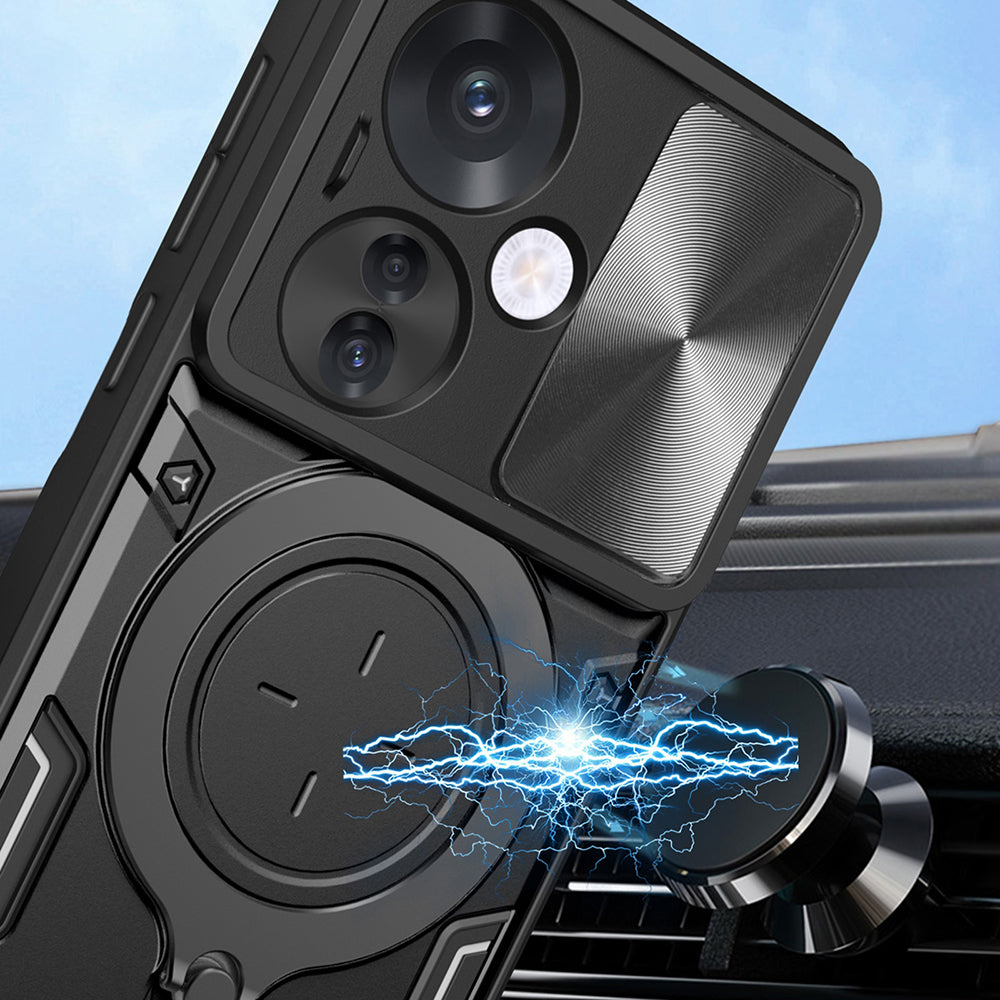 Θήκη για Oppo Reno13 Pro, Techsuit, CamGuard Pro, Κόκκινο