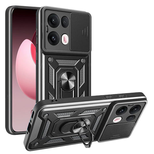 Θήκη για Oppo Reno13 Pro, Techsuit, CamShield, Μαύρο