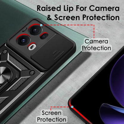 Θήκη για Oppo Reno13 Pro, Techsuit, CamShield, Πράσινο