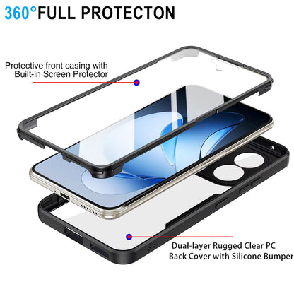 Θήκη για Oppo Reno13 Pro, Techsuit, ColorVerse 360, Μαύρο