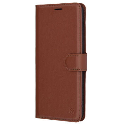Θήκη για Oppo Reno13 Pro, Techsuit, Leather Folio, Καφέ