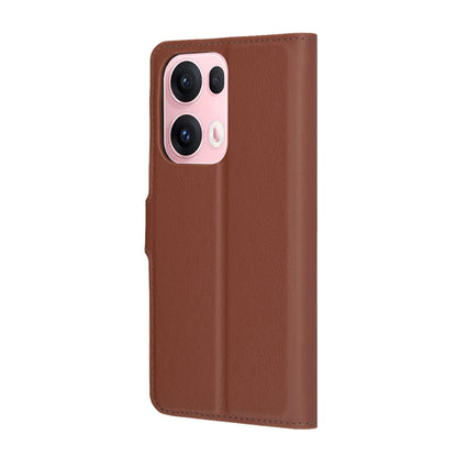 Θήκη για Oppo Reno13 Pro, Techsuit, Leather Folio, Καφέ