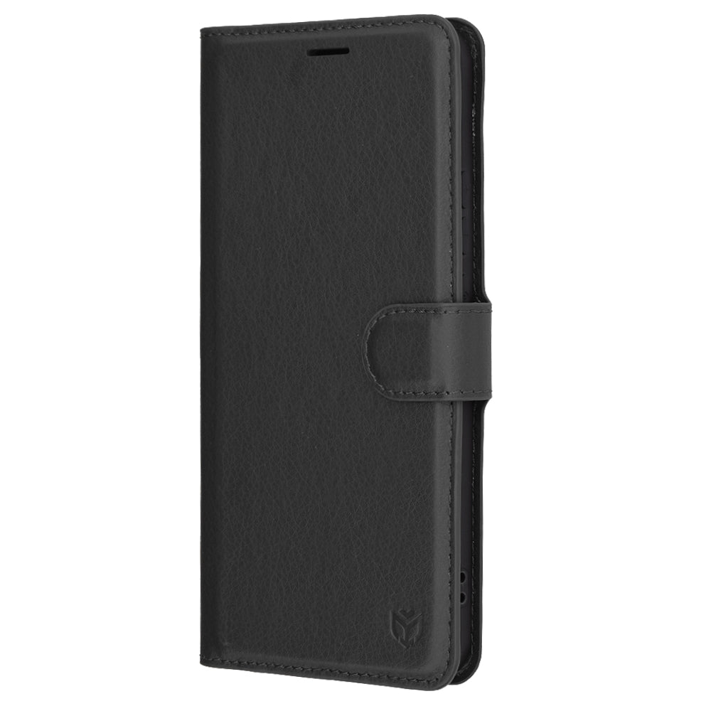 Θήκη για Oppo Reno13 Pro, Techsuit, Leather Folio, Μαύρη