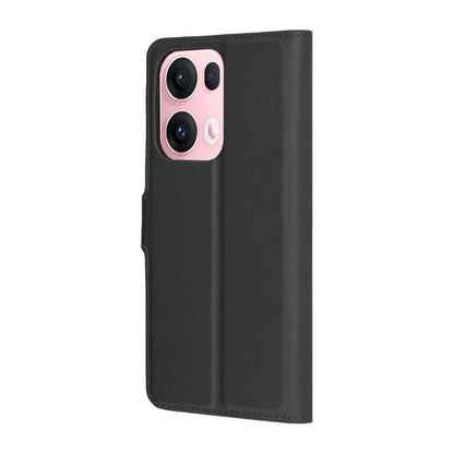 Θήκη για Oppo Reno13 Pro, Techsuit, Leather Folio, Μαύρη