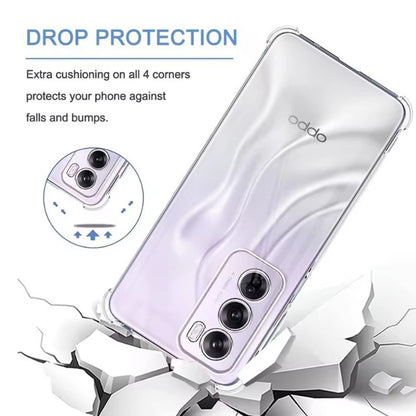 Θήκη για Oppo Reno13 Pro, Techsuit, Ανθεκτική σε Κρούσεις Διαφανής, Διάφανη