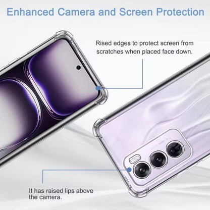 Θήκη για Oppo Reno13 Pro, Techsuit, Ανθεκτική σε Κρούσεις Διαφανής, Διάφανη