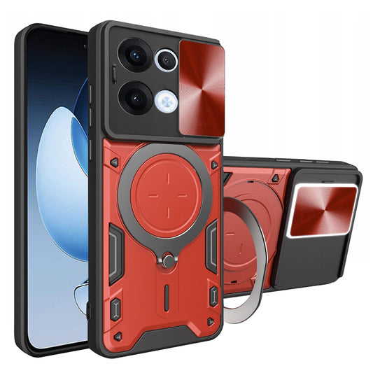 Θήκη για Oppo Reno13, Techsuit, CamGuard Pro, Κόκκινο