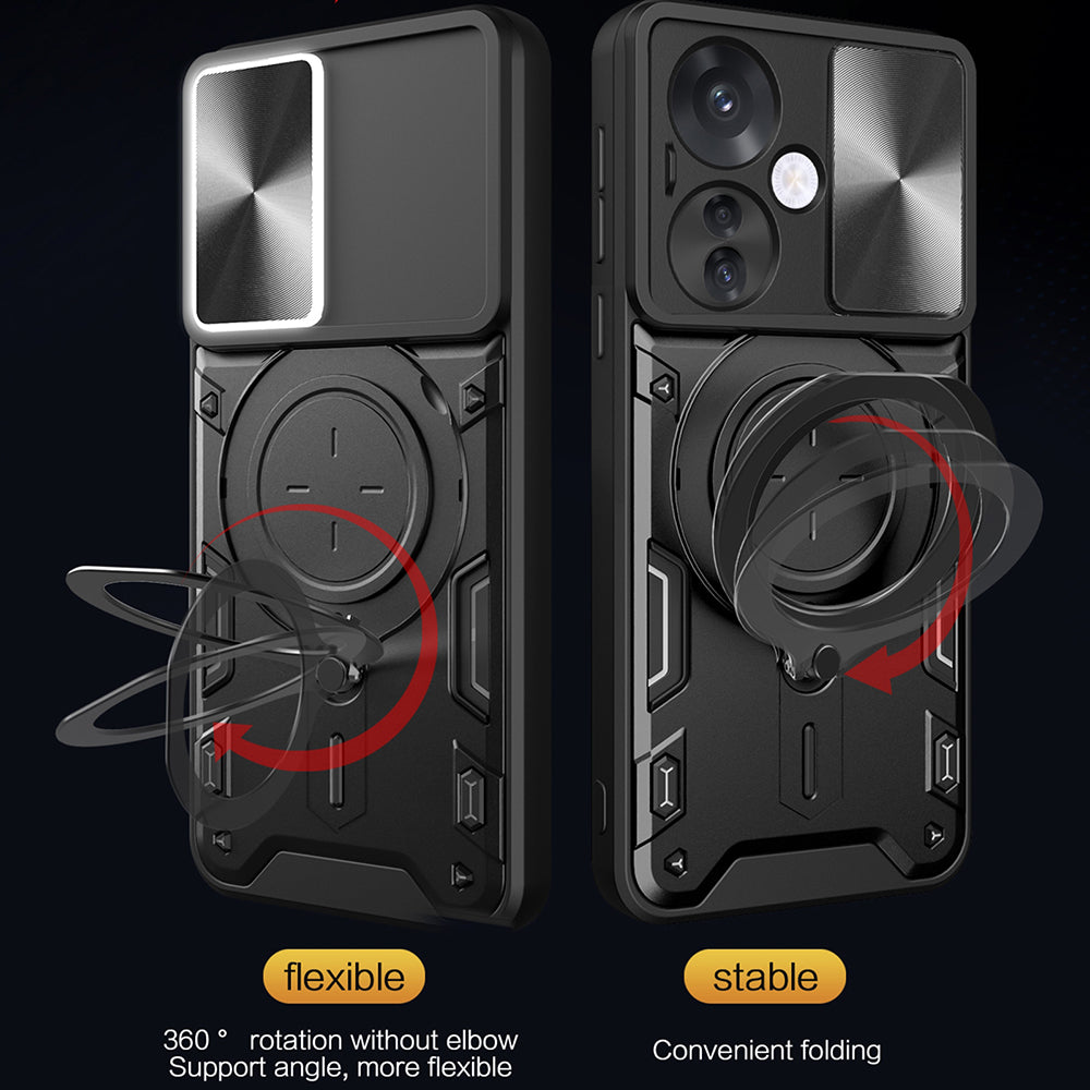 Θήκη για Oppo Reno13, Techsuit, CamGuard Pro, Κόκκινο