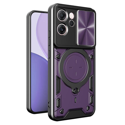 Θήκη για Oppo Reno14 FS 5G / Reno14 F, Techsuit, CamGuard Pro, Μωβ