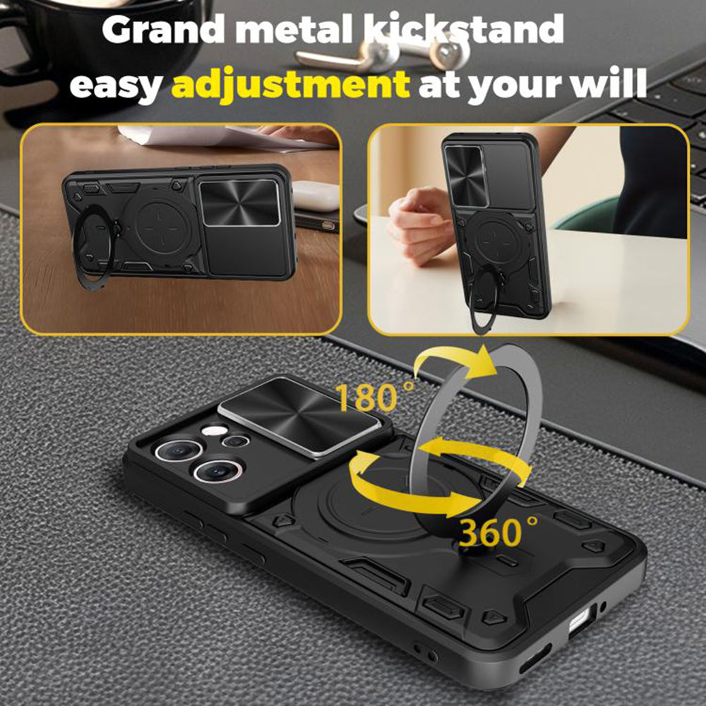 Case for Oppo Reno14 FS 5G / Reno14 F, Techsuit, CamGuard Pro, Purple
