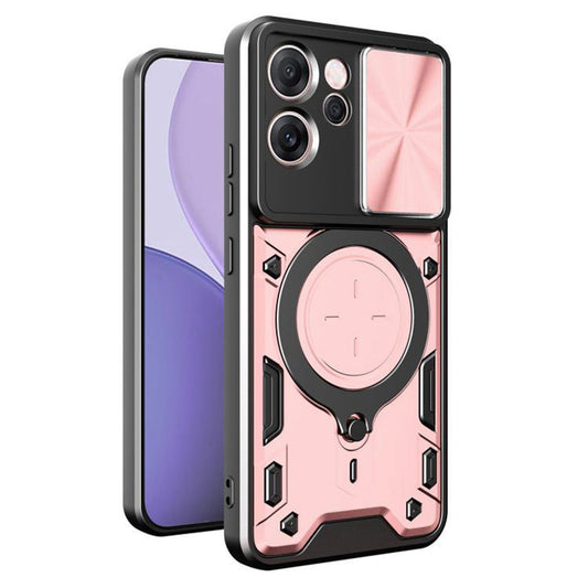 Θήκη για Oppo Reno14 FS 5G / Reno14 F, Techsuit, CamGuard Pro, Ροζ
