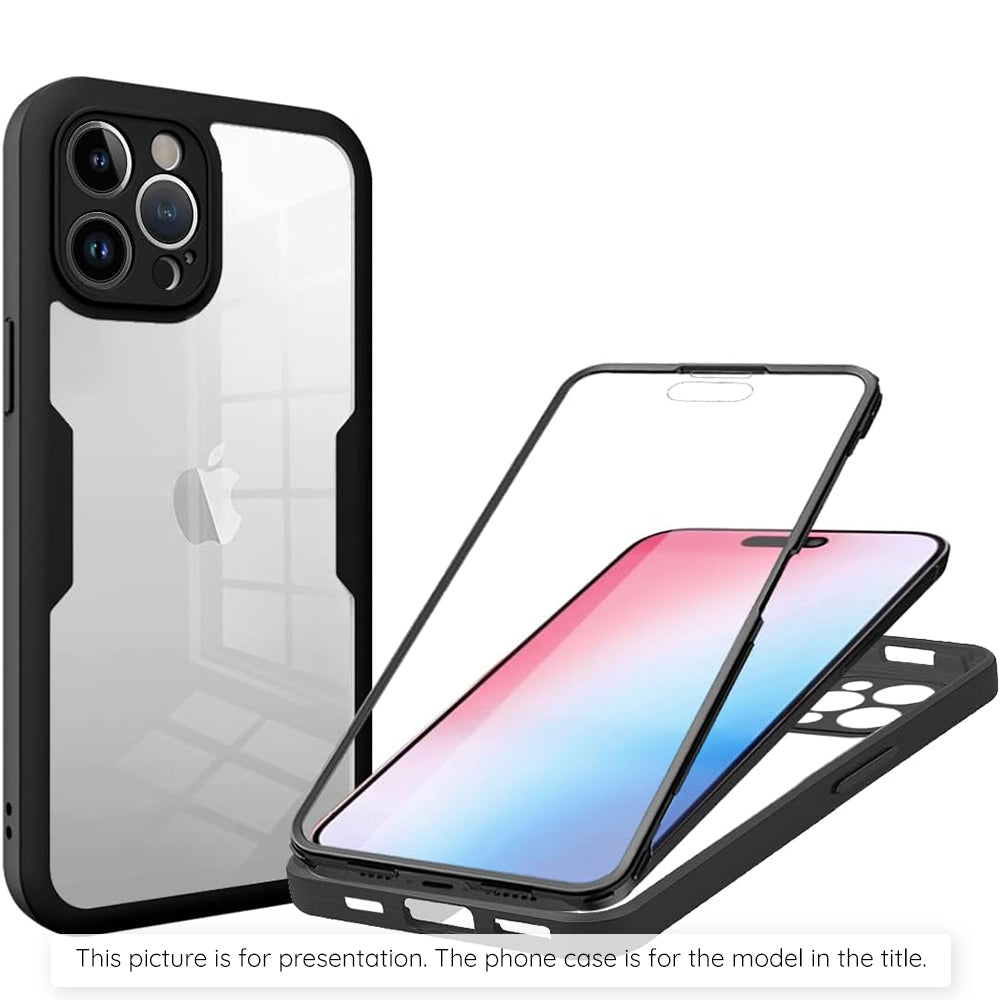 Case for Oppo Reno14 FS 5G / Reno14 F, Techsuit, ColorVerse 360, Black