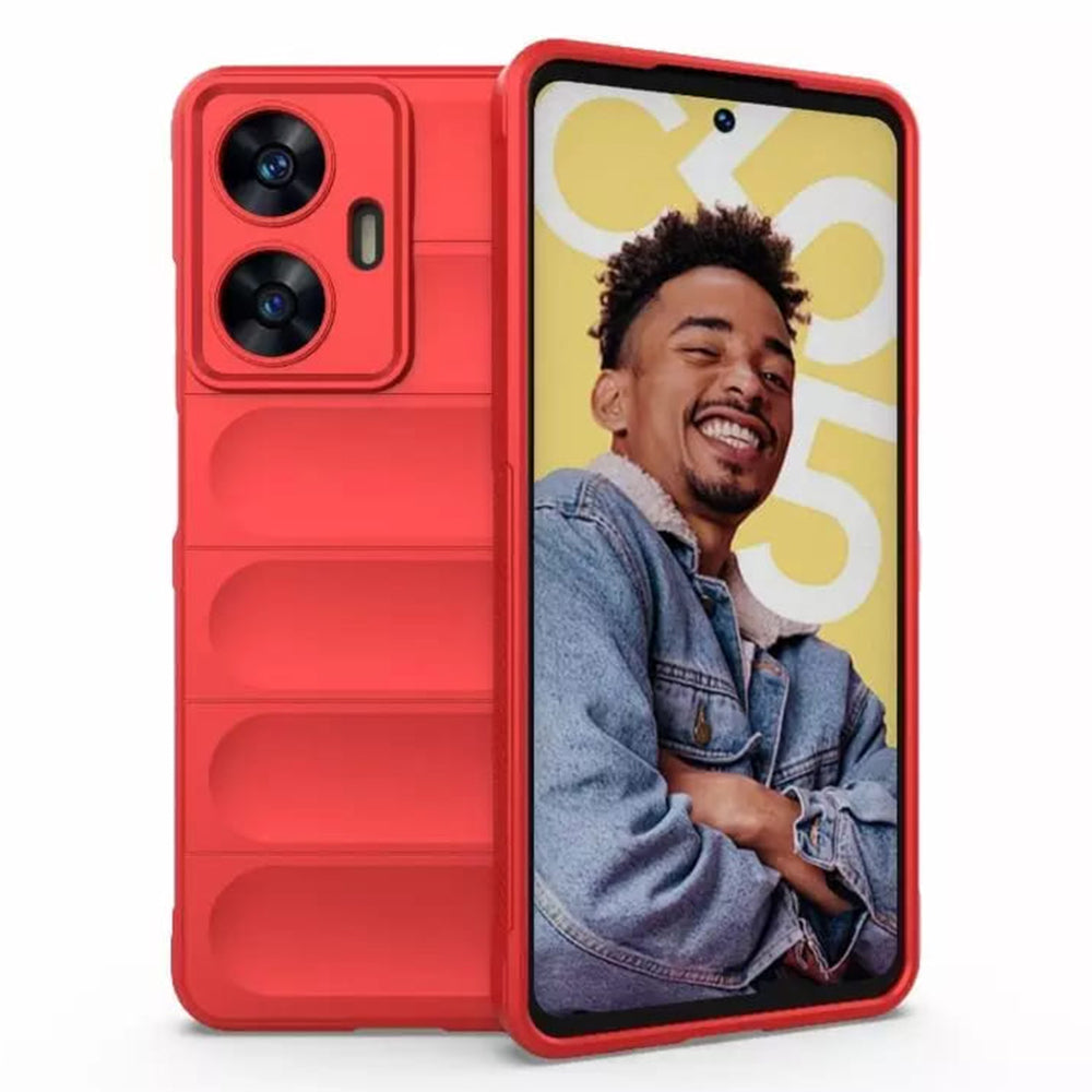 Θήκη για Oppo Reno14 FS 5G / Reno14 F, Techsuit, Magic Shield, Κόκκινο